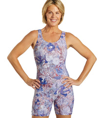 Sporti Unitard Jungle Floral One Piece Swimsuit