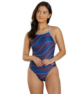 Dolfin Uglies Women's Americana V-2 Back One Piece Swimsuit