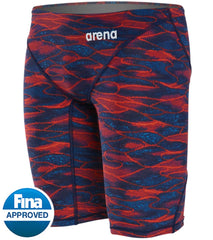 Arena Men's Limited Edition Powerskin ST 2.0 Jammer Tech Suit Swimsuit Blue/Red