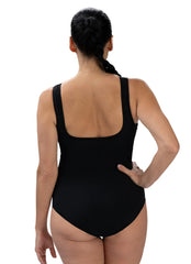 Dolfin Women's Aquashape Solid Moderate Scoop Back One Piece Swimsuit