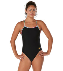 Speedo Women's Pride One Back One Piece Swimsuit
