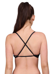 JOLYN Women's Natalie Solid Bikini Top