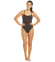 Sporti Renew Chlorine Proof Printed Micro Back One Piece Swimsuit
