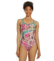 Sporti Paris Belle Epoque Thin Strap One Piece Swimsuit (22-44)
