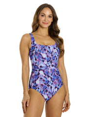 TYR Women's Print Durafast Elite Scoop Neck Controlfit One Piece Swimsuit