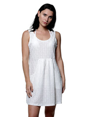 J.Valdi Women's Athena Deep Pocket Cover Up Dress Ring Tank Cover Up Dress