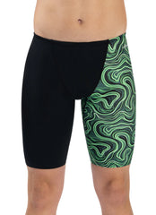 Dolfin Men's Reliance Tsunami Asymmetrical Jammer Swimsuit