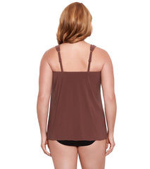 Miraclesuit Plus Size Razzle Dazzle Tankini Top