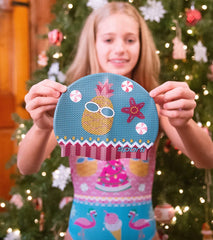 Sporti Tropical Holiday Silicone Swim Cap Jr.