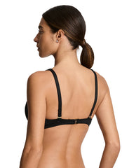 Lauren Ralph Lauren Women's Beach Club Solids Gold Hardware Ring Bikini Top