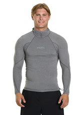 Xcel Men's Heathered Premium Stretch Performance Fit Hoodie UV