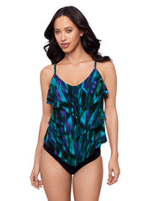 Magicsuit by Miraclesuit Women's Rainfall Rita Tankini Top