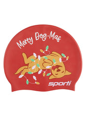 Sporti Merry & Bark Silicone Swim Cap