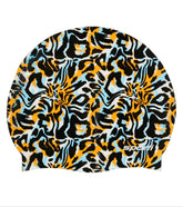 Sporti Tiger Mingle Silicone Swim Cap