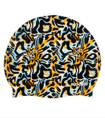 Sporti Tiger Mingle Silicone Swim Cap
