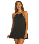 Dolfin Aquashape Women's Solid A-Line Swim Dress