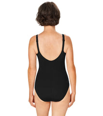 Amoena Women's Infinity Pool Half Bodice One Piece Swimsuit (C/D/DD Cup)