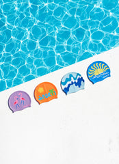 Sporti Bright Side Silicone Swim Cap