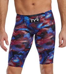 TYR Men's Avictor 2.0 USA Jammer Tech Suit Swimsuit