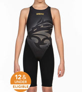 Arena Girls' Powerskin ST 2.0 Junior Elite II Open Back Tech Suit Swimsuit