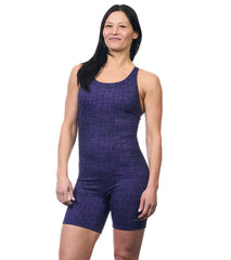 EQ Swimwear Women's Plaid Spectrum Unitard