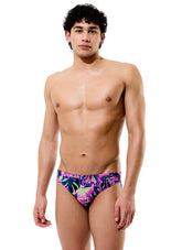 Speedo Men's Printed Brief Swimsuit