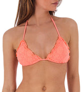 Body Glove Swimwear Womens Lace Brasilia Slider Triangle Bikini Top