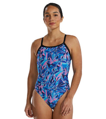 TYR Women's Crystalized Durafast Elite Diamondfit One Piece Swimsuit