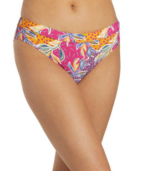 Sporti Active Floral Patchwork Hipster Workout Bikini Swim Bottom