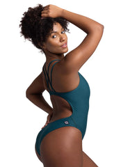 JOLYN Women's Murray Solid One Piece Swimsuit