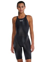 TYR Women's Avictor 2.0 Luminis Open Back Flex Hip Tech Suit Swimsuit