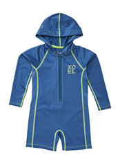 Xcel Premium Stretch Long Sleeve Front Zip Hooded UPF 50 Sunsuit (Toddler, Little Kid)