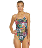 Dolfin Uglies Women's Sugar Skull String Back One Piece Swimsuit