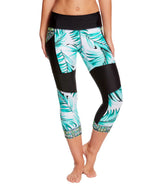 Body Glove Breathe Women's Tropi-Cal Seven Seas Hybrid Capri Legging