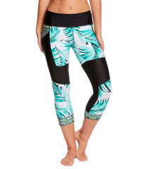 Body Glove Breathe Women's Tropi-Cal Seven Seas Hybrid Capri Legging