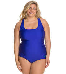 Speedo Moderate Ultraback Plus Size One Piece
