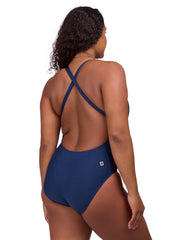 JOLYN Women's Nancy Solid One Piece Swimsuit