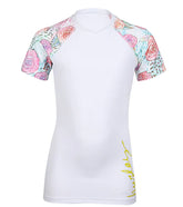 Hurley Youth Girls' Every Rose Rash Guard (7-14)