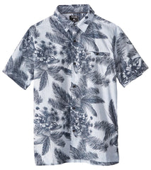 Hurley Men's Long Waves Short Sleeve Woven Shirt