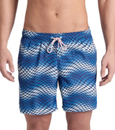 Arena Men's Printed Beach Boxer Swim Trunks