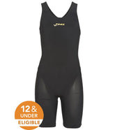 FINIS Girls' Fuse Jr. Open Back Kneeskin Tech Suit Swimsuit
