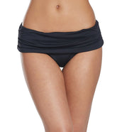 La Blanca Island Goddess Shirred Banded Bikini Bottom