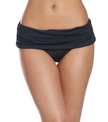 La Blanca Island Goddess Shirred Banded Bikini Bottom