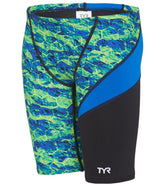 TYR Boys' Agran Wave Jammer Swimsuit