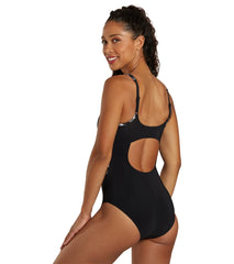 Arena Women's Bodylift Francy Strap Back Panel One Piece Swimsuit