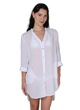 J.Valdi Women's Breeze Big Cover Up Shirt