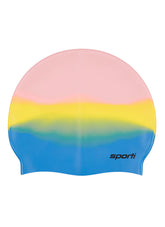Sporti Multi Color Silicone Swim Cap