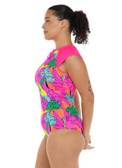 Body Glove Women's Tulum UPF 50 One Piece Paddle Swimsuit