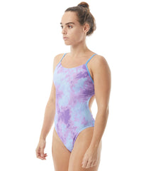 TYR Women's Acid Wash Cutoutfit One Piece Swimsuit