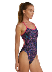 TYR Women's Stipple Durafast Elite Trinityfit One Piece Swimsuit